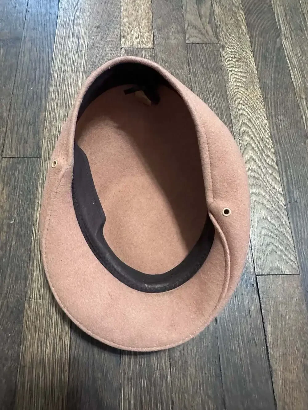Vintage Wool Felt Structured Ivy Cap Newsboy Hat Made in U.S.A.